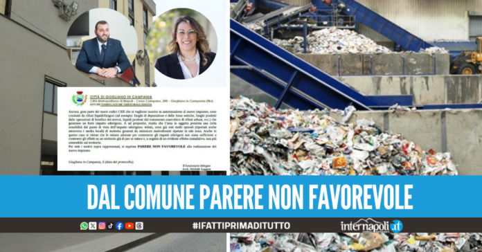 Nuovo impianto rifiuti a Giugliano in zona Asi, giovedì Consiglio monotematico