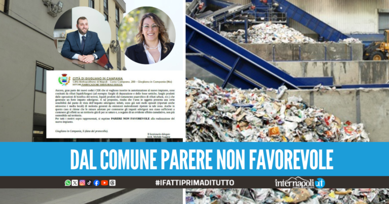 Nuovo impianto rifiuti a Giugliano in zona Asi, giovedì Consiglio monotematico