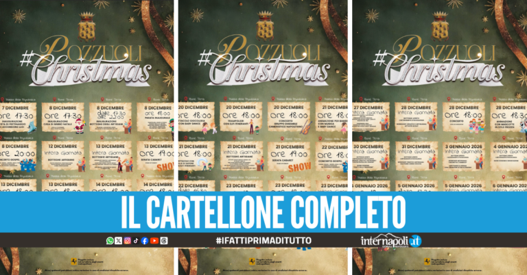 Pattinaggio sul ghiaccio, casa di Babbo Natale e parata: il programma del Natale a Pozzuoli
