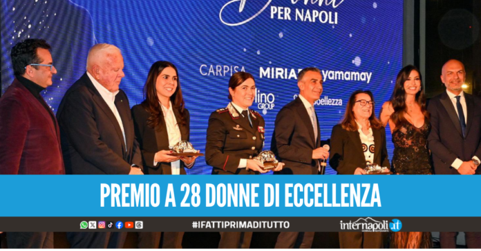 Premio Donne per Napoli, parata di stelle per le premiazioni