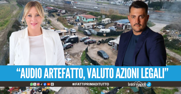 Sto valutando con i miei legali in quanto l'audio è artefatto ed estrapolato