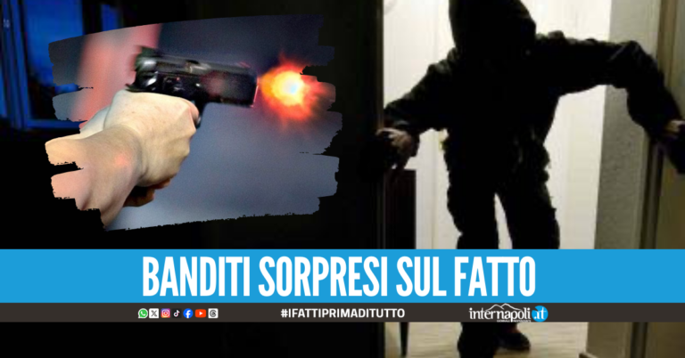 Spari in casa a Bacoli, ladri in fuga con i soldi dalla cassaforte