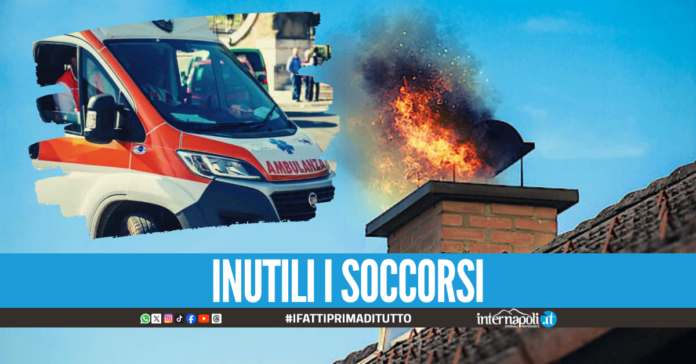 Tragedia a poche ore dalla Vigilia nel Casertano, muore nello scoppio della canna fumaria