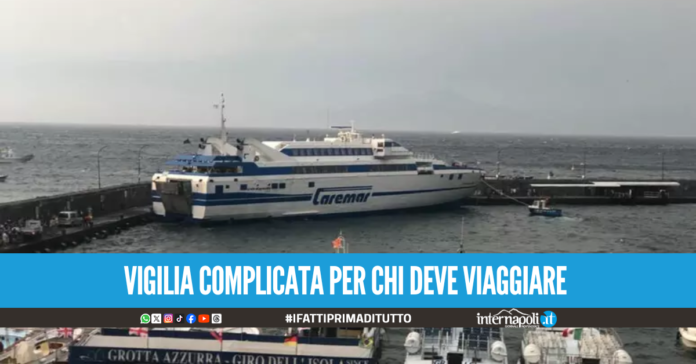 Venti troppo forti, stop agli aliscafi per Ischia e Procida