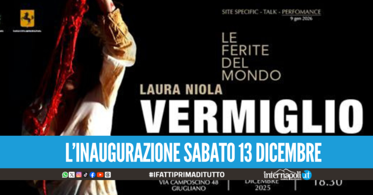 Vermiglio le ferite del mondo, alla chiesa di San Rocco a Giugliano la mostra di Laura Niola