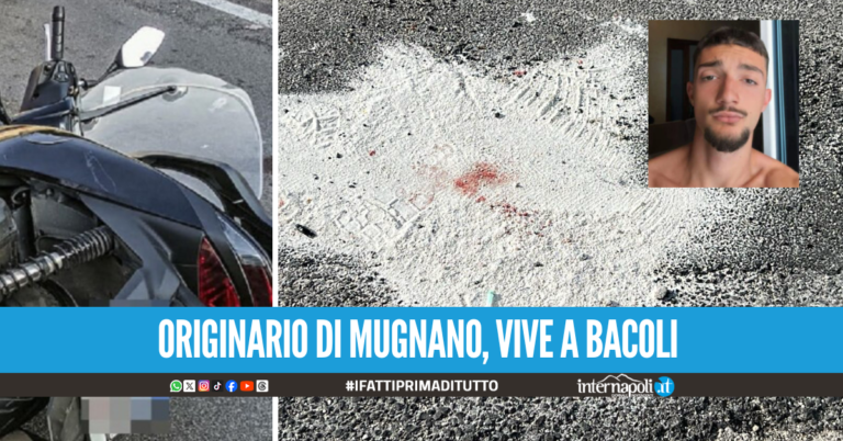 Vincenzo morto nell'incidente a Pozzuoli, operato l'amico: è fuori pericolo