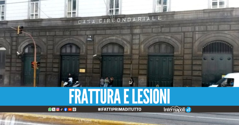 Violenta aggressione nel carcere di Poggioreale, due poliziotti finiscono in ospedale