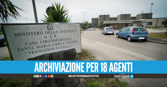 Violenze carcere di Santa Maria C.V., scagionato agente suicida a Secondigliano