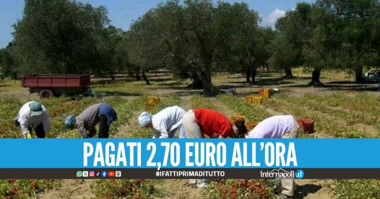 Braccianti 'schiavizzati' nell'Agro Aversano, arrestati marito e moglie