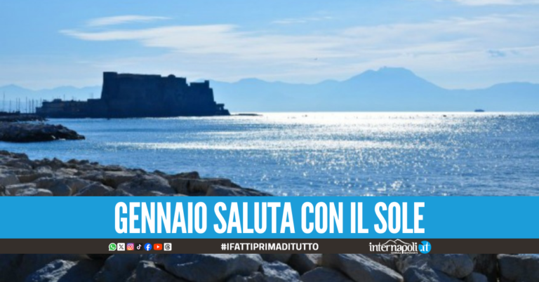 Addio pioggia, weekend di bel tempo a Napoli ma attenzione al vento: le previsioni