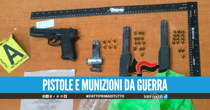 Arsenale di armi fantasma scoperte nel Napoletano, erano nascoste in uno zaino