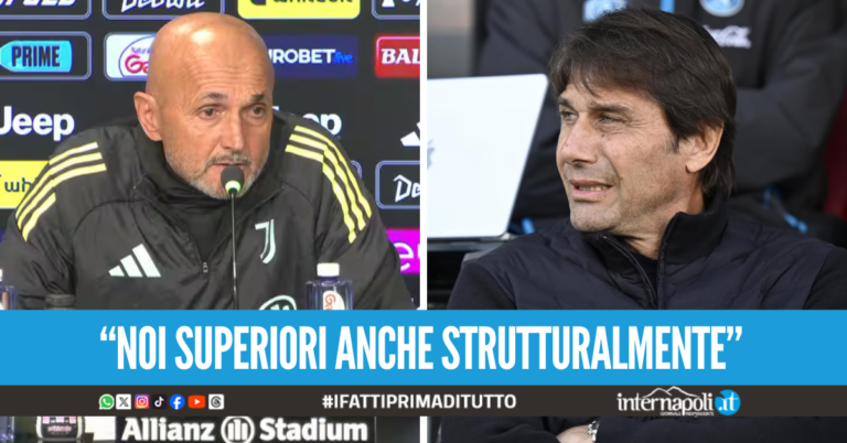 Spalletti risponde a Conte: "Ha ragione, la mia Juve non ha nulla da invidiare al NapolI"