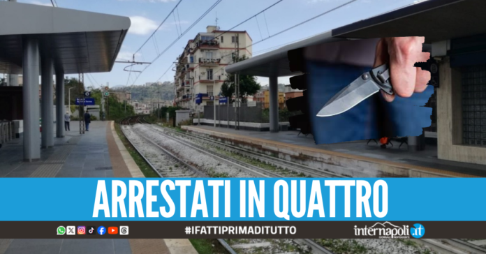 Paura alla stazione metro di Bagnoli, scoppia la rissa con coltelli e bastoni