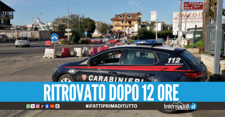 Si allontana di casa e minaccia il suicidio, 24enne salvato a Villaricca