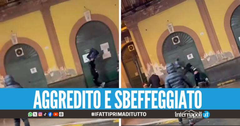 Vergogna ad Afragola, inseguono ciclista e gli lanciano un bidone addosso