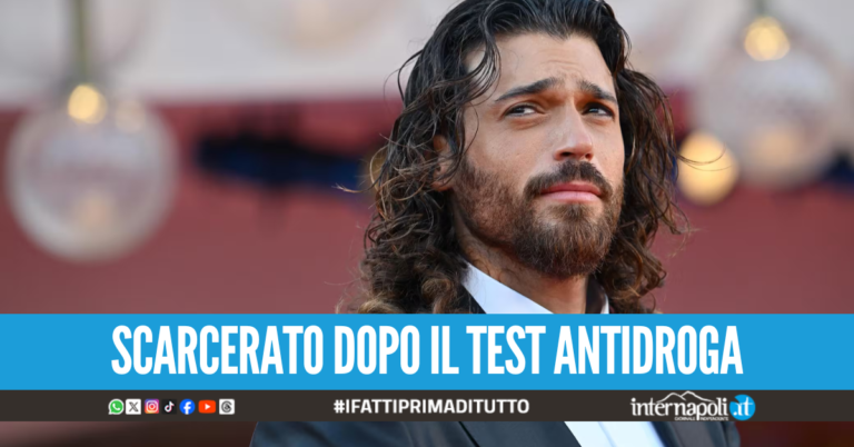 Rilasciato Can Yaman, l'attore era stato arrestato per consumo di droga