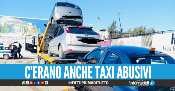 Scorrazzano sulla Domiziana senza patente né assicurazione, sequestrate nove auto