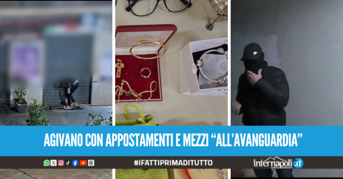 Furti in case e negozi nel Napoletano, sgominata la banda: 38 arresti