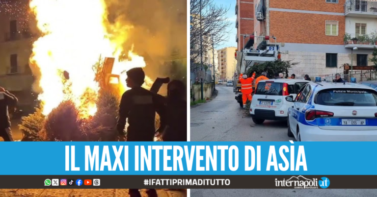 "Fuocarazzi" di Sant'Antonio per le strade di Napoli, rimosse quasi 30 tonnellate di materiale