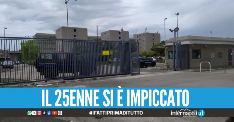 Dramma nel carcere di Santa Maria Capua Vetere, detenuto si toglie la vita