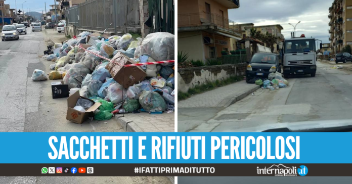 Cresce l'emergenza rifiuti a Licola, strade trasformate in una discarica a cielo aperto