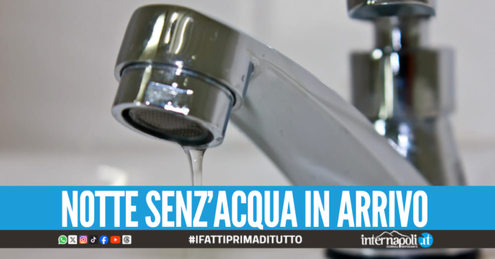 Stop all'acqua a Villaricca e Giugliano, l'avviso ai cittadini e le zone interessate