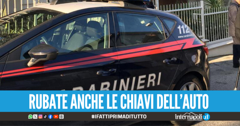 Coppia rapinata in auto a Ercolano: ladri fuggono via con soldi, cellulare e anelli d'oro