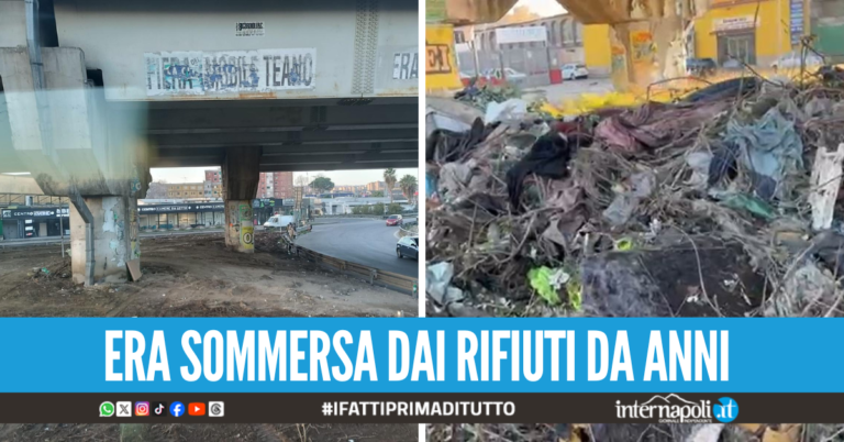 La "rotonda di Arzano" volta pagina, rimossi rifiuti e baraccopoli dopo la bonifica