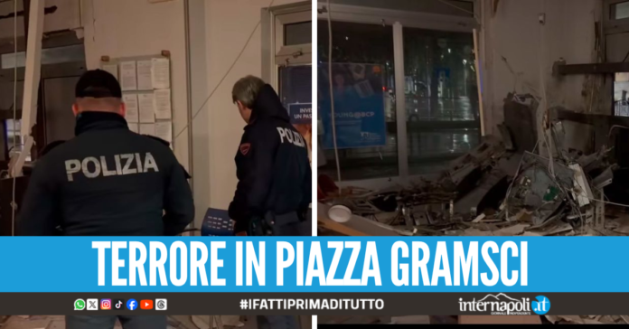 Assalto al bancomat a Giugliano, ladri fuggono via col grosso bottino