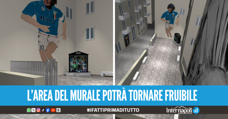 Rinasce il Largo Maradona ai Quartieri Spagnoli, approvato il progetto di riqualificazione dell'area