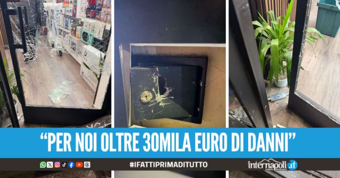 Ladri in azione all'Elettrostore a Cavalleggeri, saracinesca tagliata col flex