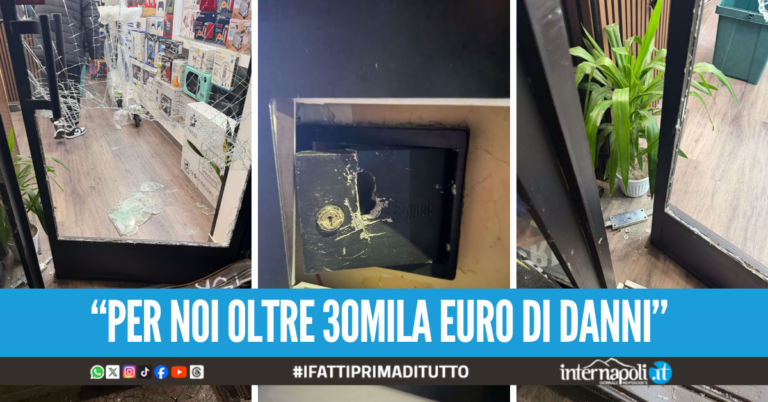 Ladri in azione all'Elettrostore a Cavalleggeri, saracinesca tagliata col flex