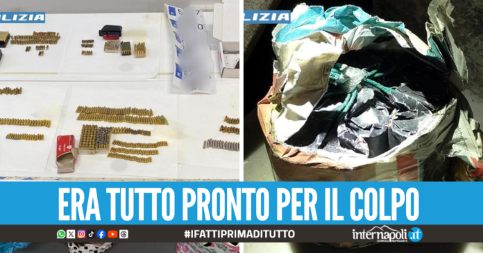 Blitz nel covo del clan a Napoli, sequestrato l'arsenale di guerra e maschere in silicone