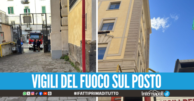 Fumo nel liceo "Giambattista Vico" a Napoli, studenti e insegnanti evacuati
