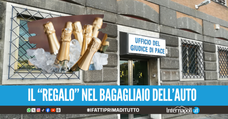 Finti incidenti nel Casertano, la mazzetta per il giudice nascosta nella bottiglia di champagne