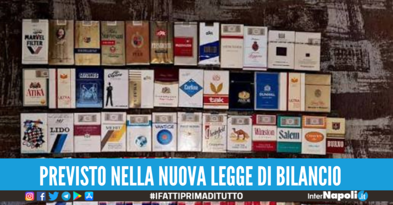 Ufficiale l’aumento delle sigarette, rincari fino a 40 centesimi a pacchetto
