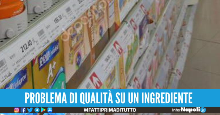 Latte per neonati ritirato dal mercato: era in vendita anche in Italia