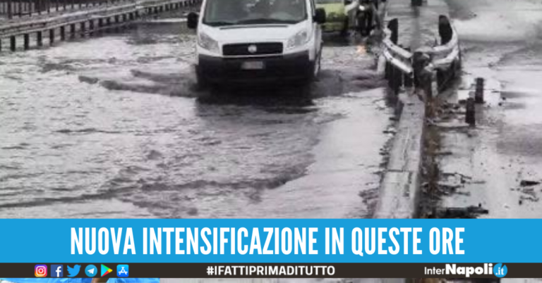 Ancora allerta meteo a Napoli, forte rischio temporali e allagamenti