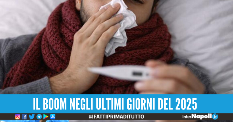 L’influenza fa paura, casi in aumento a Napoli: allarme polmonite
