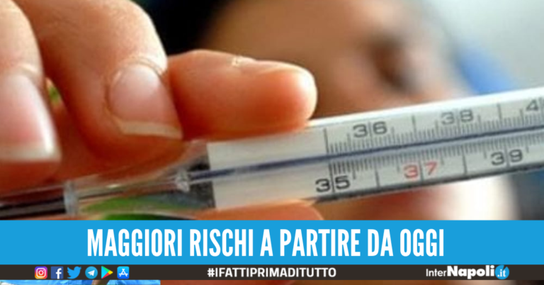 Influenza, è boom a Napoli: situazione destinata a peggiorare con la riapertura delle scuole