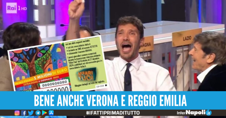 Lotteria Italia, la dea bendata bacia il Lazio: 3 premi su 5 finiscono lì