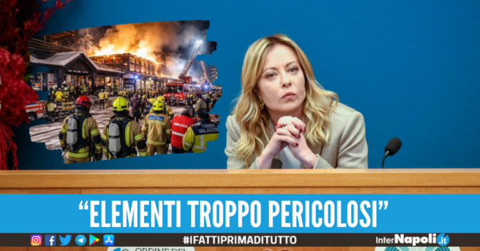 Giorgia Meloni sulla tragedia di Crans-Montana