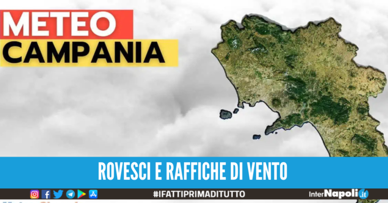 Il ciclone Harry fa paura, possibili effetti anche in Campania