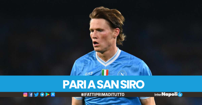 Inter 1-1 Napoli: domina l'equilibrio al San Siro, McTominay croce e delizia