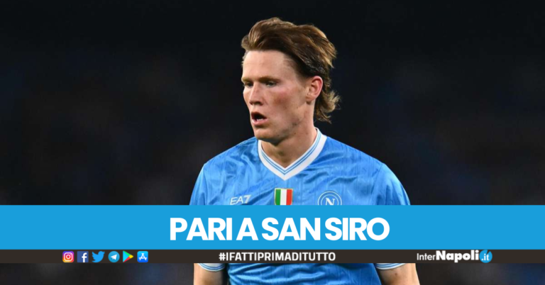 Inter 1-1 Napoli: domina l'equilibrio al San Siro, McTominay croce e delizia
