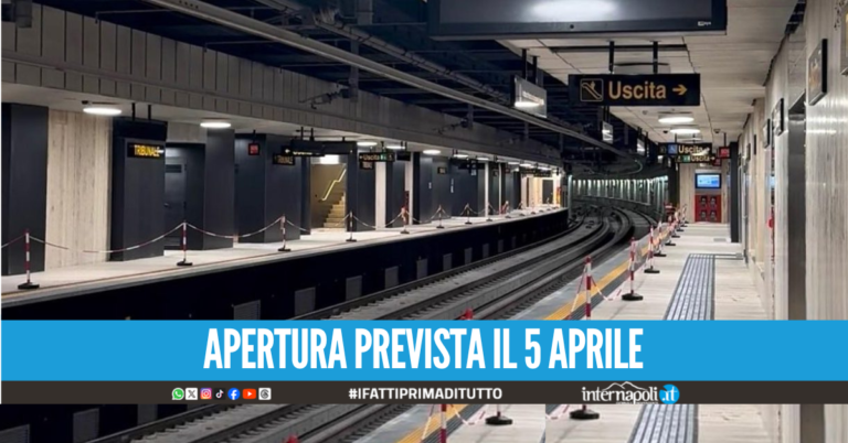 Stazione metro Tribunale in arrivo a Pasqua, dopo toccherà a Capodichino