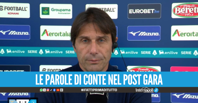 Conte a DAZN: “Prova importante da parte dei ragazzi, su Neres attendiamo gli esiti domani”