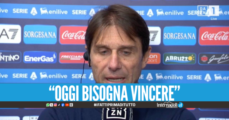 Conte a DAZN: “Sugli infortunati non ho notizie, peccato per le ultime due gare in casa”