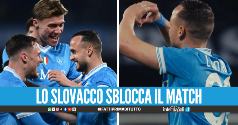 Napoli-Sassuolo: Lobotka eroe a sorpresa, azzurri avanti a fine primo tempo