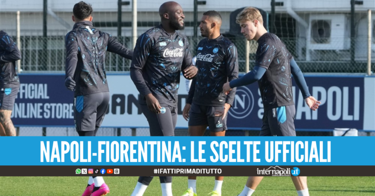Napoli-Fiorentina: Conte si affida ai fedelissimi per battere la viola